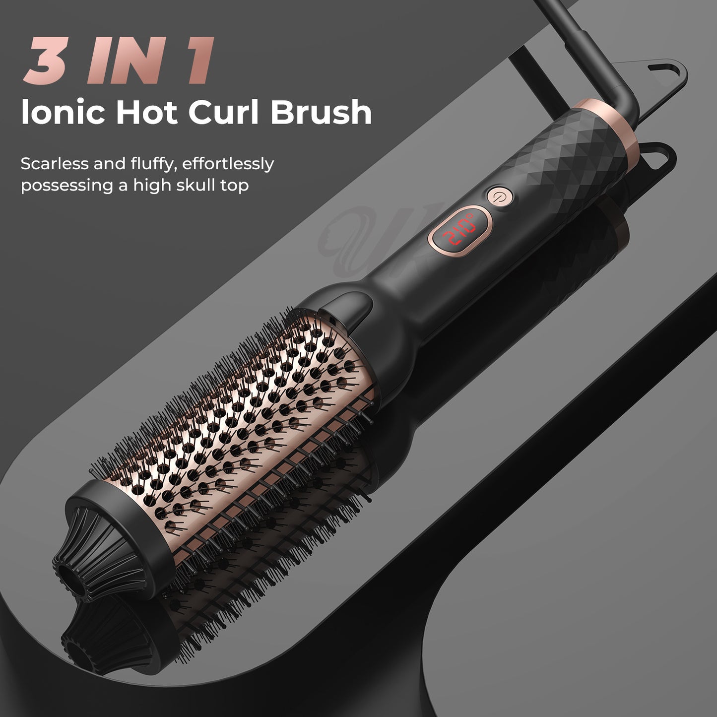 3 in 1 lonic hot curl brush
